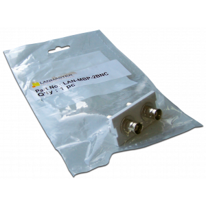 Вставка модульная с 2-мя BNC-адаптерами в розетку LAN-MB, белая